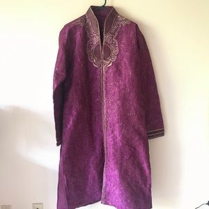Men’s Indian Pakistani Embellished Desi Kurta